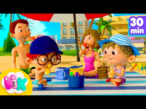Strandlied für Kinder 🏖️☀️ Sommer Cartoon für Babys | HeyKids Kinderlieder TV