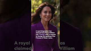 Prince William was 'fuming' over request to change spelling of Princess of Wales’ name |#yahoonewsau