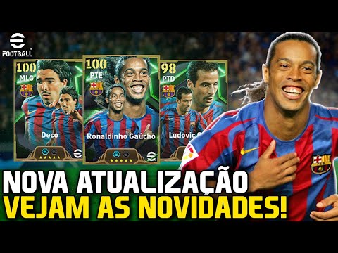 ATUALIZAÇÃO SURPRESA!! RONALDINHO GAÚCHO COM ÍMPETO DUPLO no Efootball 2025 | PS5, Xbox, Mobile