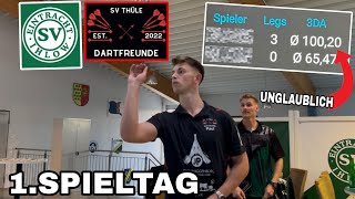 100+ AVERAGE IM ERSTEN LIGASPIEL DER NEUEN SAISON 😳🔥 EINTRACHT IHLOW VS DARTFREUNDE THÜLE