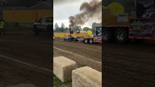 Heather pulling Workstock Diesel in Cedarburg WI. LB7 ZF6