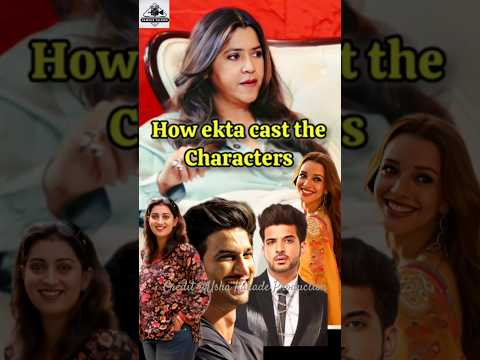 Ekta Kapoor on her casting #tvserial #sushantsinghrajput #karankundra #smritiirani #ytshorts #short