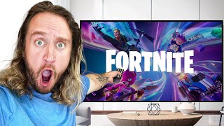 Playing Fortnite with a TV Remote...