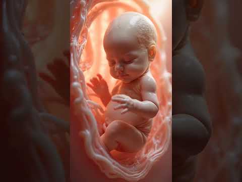 Baby inside the womb ❤  #baby #cutebaby #babies #shorts