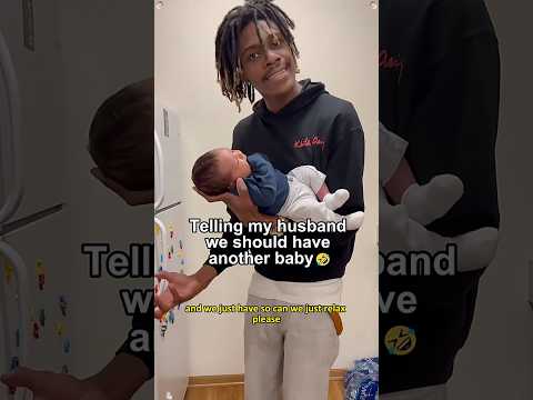Asking my husband for another baby 🤣😂🤪🥰#couple #react #funnyprank #comedy #prankvideo