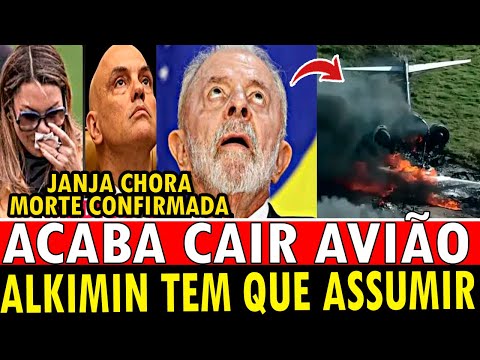 URGENTE!! AVIÃO ACABA DE CAIR! M0RTE CONFIRMADA!! CHORA NÃO JANJA ALKIMIN TEM QUE ASSUMIR!