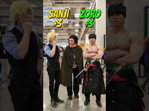Tough One Piece Choices: Part 27 | Zoro vs Sanji by ONE PIECE Cosplayers | Emerald City Comic Con