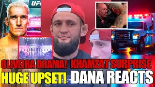 UFC Superstar OUT of HUGE EVENT, Khamzat Chimaev and Charles Oliveira update, Dana White REACTS, MMA