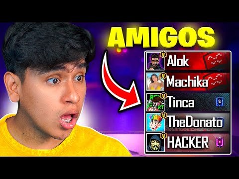 Mi Lista de amigos en Free Fire