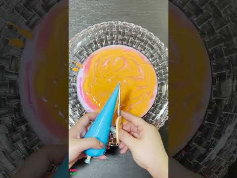 MAKING SLIME WITH PIPING BAG VS BALLOON #shorts