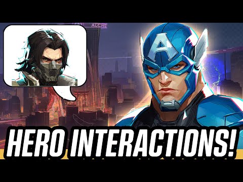 ALL Captain America Interactions and Unique Elimination Voice Lines! - Marvel Rivals