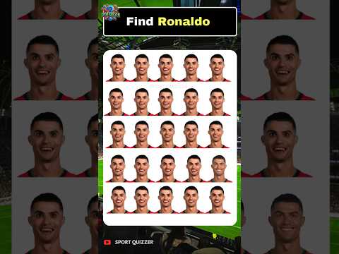 🤯 Find Ronaldo? Messi? Jude Bellingham? Football quiz #football #ronaldo #quiz