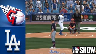 🔴 Cleveland Guardians vs Los Angeles Dodgers SIMULATION | April 1st FULL GAME | MLB THE SHOW 26