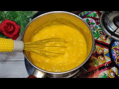 10 मिनट में बिना जिलेटिन बिना अगर अगर आम का पुडिंग   Eggless Mango Pudding No Gelatin,No Agar Agar