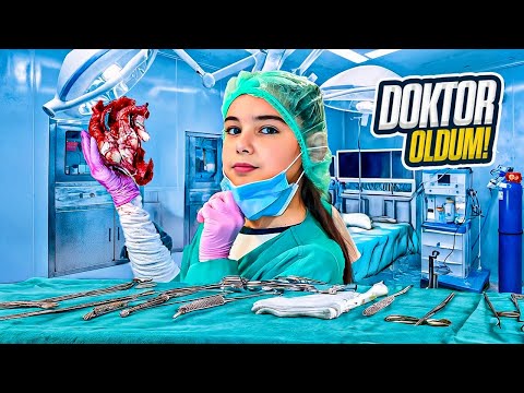 TÜM GÜN DOKTOR OLDUM !! ELİF SİNEM 24 SAAT KİDZANİA MESLEKLERİ OLDUM !!
