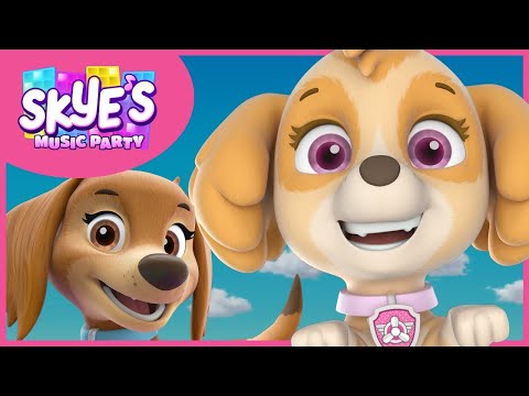Crazy Camping Trip With The Mighty Pups - Skye's Music Party - PAW Patrol Music Cartoons for Kids