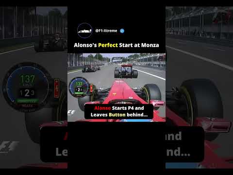 Alonsoโs PERFECT Monza Start ๐