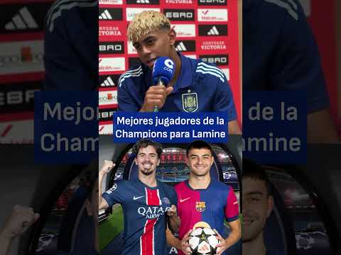 Lamine elige a los mejores jugadores de la Champions: "Raphinha" | El Partidazo de COPE