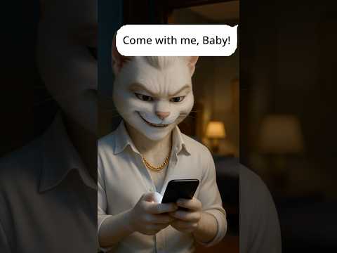 Rich Cat Boyfriend Cheating On Girlfriend 😓💔 Poor Ex Helps Her and Kitten 💪 #cat #story #love