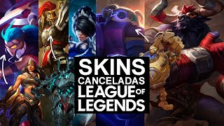 TODAS  LAS SKINS CANCELADAS DE LEAGUE OF LEGENDS | Halo
