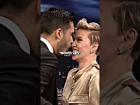Scarlett Johansson Gets Kissed During Magic Trick?!