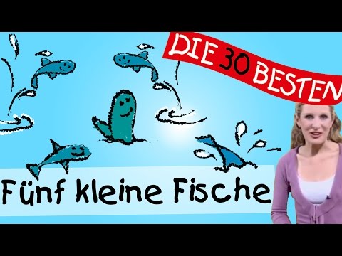 Fünf kleine Fische - Anleitung zum Bewegen || Kinderlieder