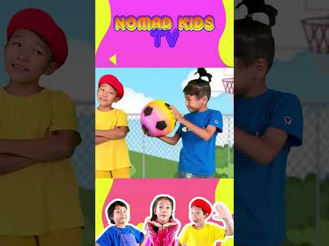 Sharing Song - Funny Kids Songs & Nursery Rhymes by Nomad Kids #shorts #kidsongs