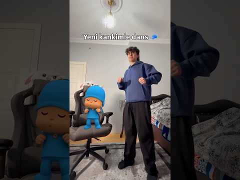 Bana hareketleri öğretti, hemen kaptım.. 🕺🏼🧢 #pocoyo #dance #pocoyodance #edit #keşfet