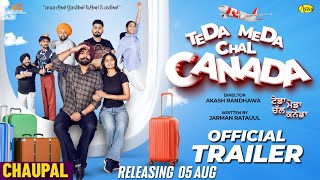 Teda Meda Chal Canada l Official Trailer l Akash Randhawa l New Punjabi Movie 2025 l Anand Music