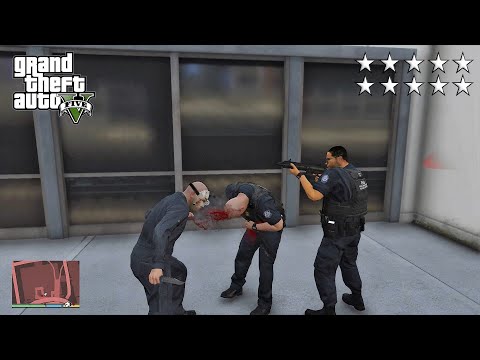 GTA 5 - Michael's Ten Star AirPort Parking Garage Rampage!!