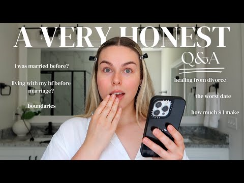 A VERY HONEST Q&A | questions I've been avoiding, how much $ I make, I've been married before? etc.