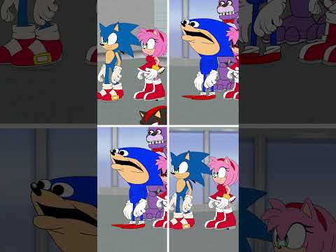 SONIC AND AMY ROSE ALL VERSIONS