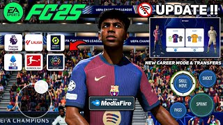 NEW CAREER MODE !! FIFA 16 MOD EA FC 25 Android OFFLINE | New Transfers & Kits 24/25 Graphics HD