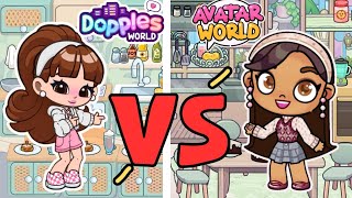 Avatar World vs Dopples World: Design Showdown