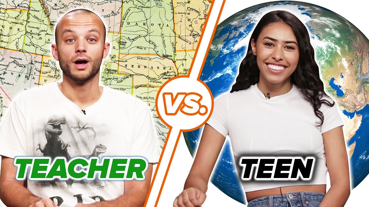 Teachers & Teens Take A High School Geography Test