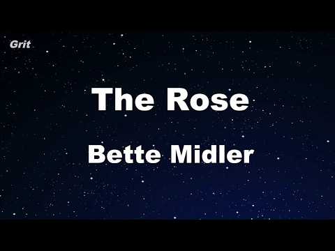 The Rose – Bette Midler Karaoke 【No Guide Melody】 Instrumental