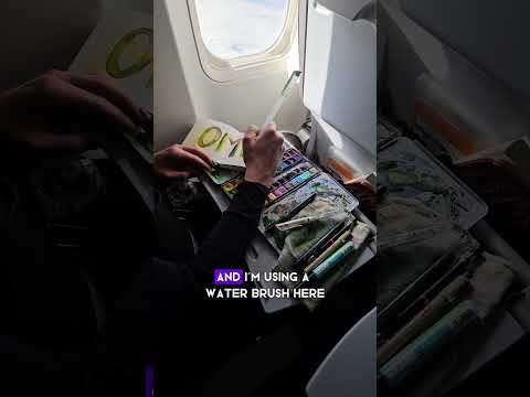 Painting on a plane