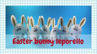 Easter bunny leporello - easy and fun - decoration
