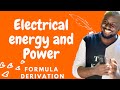 Electrical Energy and Power Concepts
