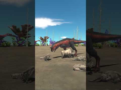 Carnotaurus Closes In on the Wild Goat