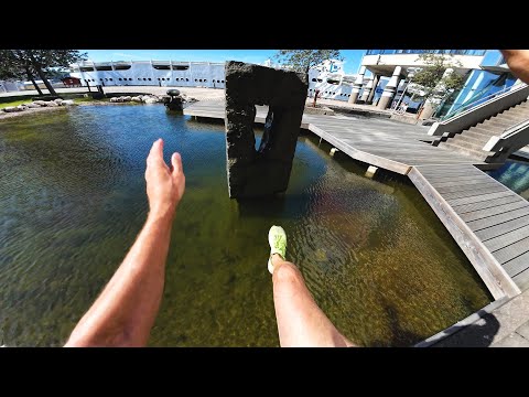 Parkour Water Challenge Until I Fall In