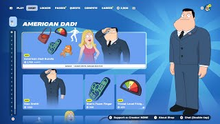 Fortnite Item Shop, July 3rd 2026 - *NEW* AMERICAN DAD SKINS & SUGAR ON MY TONGUE EMOTE!!!