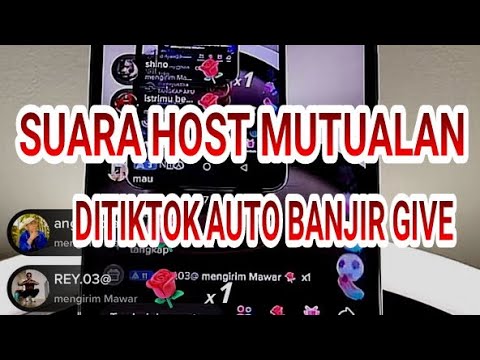 SUARA HOST LIVE MUTUALAN TIKTOK VIRAL AUTO BANJIR GIVE ! # #tiktok #fypシ #mutualantiktok #viralvideo