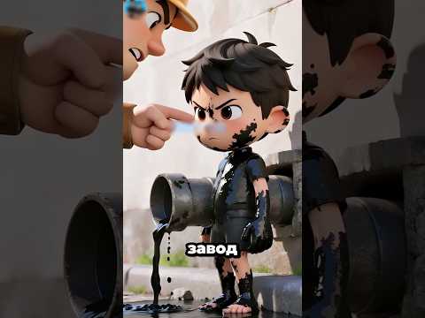 Грязная вода из фабрики? Мы должны остановить это! 💢🌍 #youtubeshorts #shortvideo