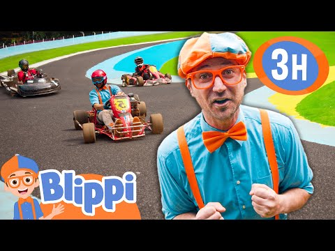 Blippi's RAINBOW ROAD Race |  Blippi and Meekah Best Friend Adventures | Educational Videos for Kids