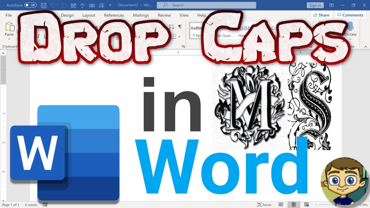 Using Drop Caps in Microsoft Word