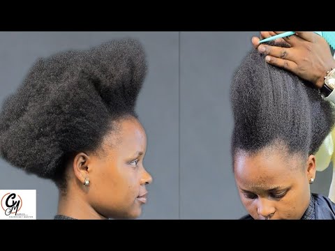 Natural Hair Transformation Without Gel or Extensions. Beginners Tutorial.