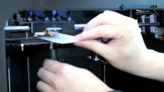 FLASHFORGE Creator X 3D Printer - 04. Leveling the Build Plate
