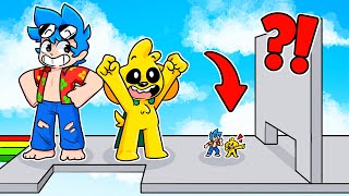 GIGANTE vs  PEQUEÑO 😂🤣 ROBLOX pero CAMBIAMOS de TAMAÑO cada MINUTO 💎 MIKECRACK ROBLOX #54 Obby