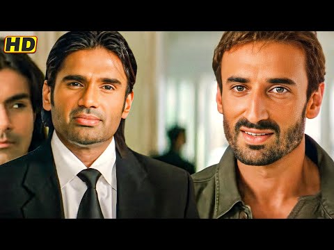मुझे माफ़ करदे मेरे भाई गलतफ़हमी मे आकर..तुझे मारने निकला था | Sunil Shetty Emotional Scene